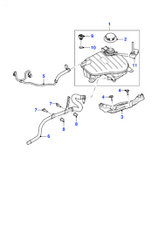 Coolant Bottle C2D36671 C2D5120 AW938A080AD AW938A080AE For JAGUAR XJ X351 Tag-B-21